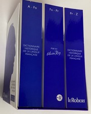 DICTIONNAIRE HISTORIQUE de la