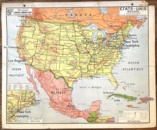 Ancienne carte scolaire - 🌍,