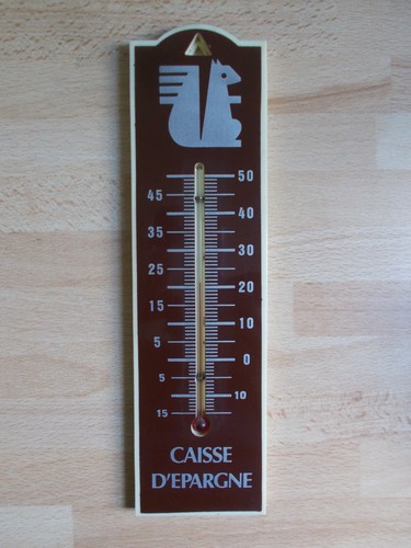 Thermomètre vintage caisse - thermomètre,