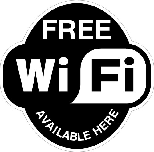 Autocollant wifi gratuit - wifi,
