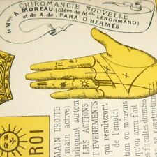 Ancien jeu de la main cartes oracle B.P. Grimaud Adèle Moreau Lenormand VINTAGE