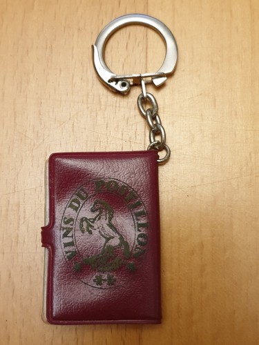 Porte clef vintage vins - porte, du