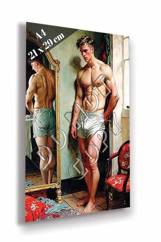 Deux homme torses - dans, une