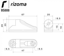 Rétroviseur droit KAWASAKI
