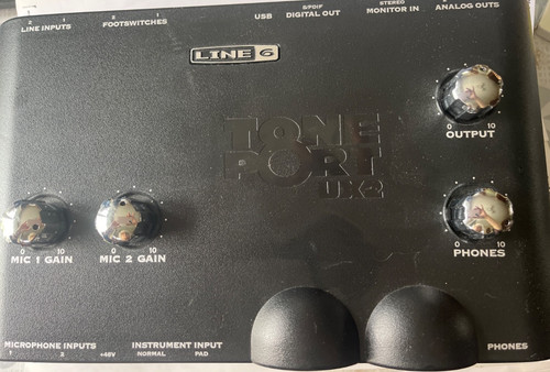 Line tone port ux2 - ux2, digital