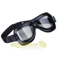 Lunettes Aviateur De Moto Red Baron Vintage Pour Casque Jet Avec Protection UVA