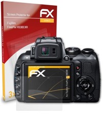 atFoliX 3x Film Protection d'écran pour Fujifilm FinePix HS30EXR mat&antichoc
