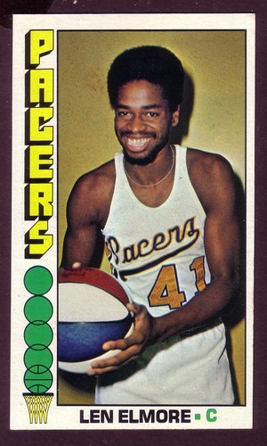 1976 topps len elmore - len, card