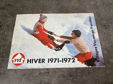 Ancien Livret Village Vacances Familles Hiver 1971/72 Collection Rétro Ski