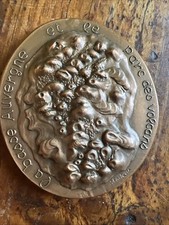 Médaille Cuivre Basse Auvergne Parc des Volcans Jean Philippe Roch  Medal