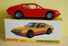DINKY TOYS =ALPINE RENAULT A 310 ROUGE réf 1411 NEUVE AVEC BOITE ECH 1/43eme TBE