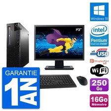 PC Lenovo M93p SFF Ecran 19"