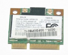 Carte wifi atheros ATH-AR5B125 mini pcie half Wifi B/G/N