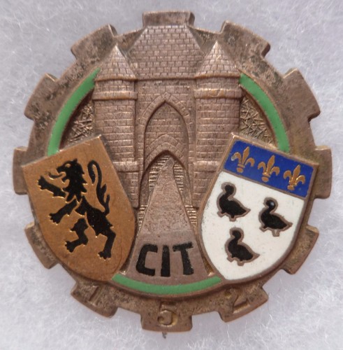 Insigne cit 152 train - 152, sans