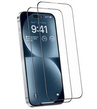 Lot/Film Vitre Verre Trempé Noir INTEGRAL iPhone 6 7 8 X XS XR 11 12 13 14 15