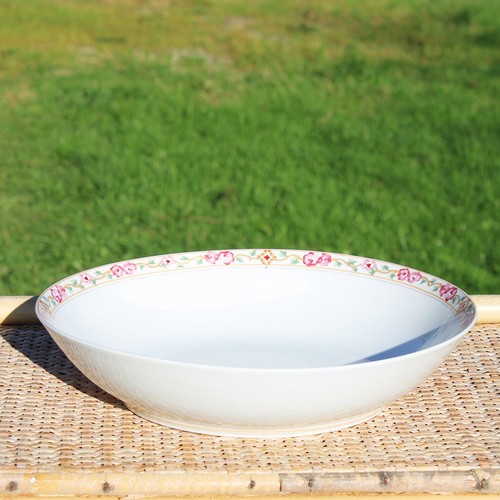 Plat rond creux porcelaine - plat, en