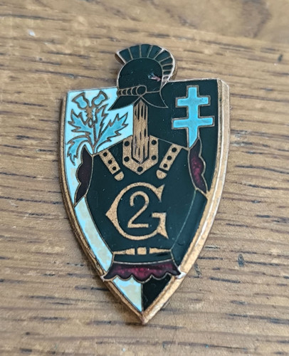 Insigne régiment du - 2°,