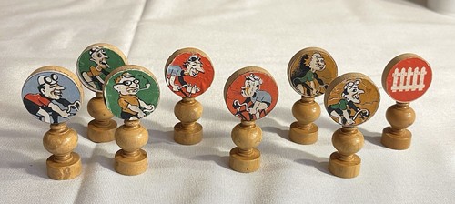 Pions bois jeu ancien grande - ancien,