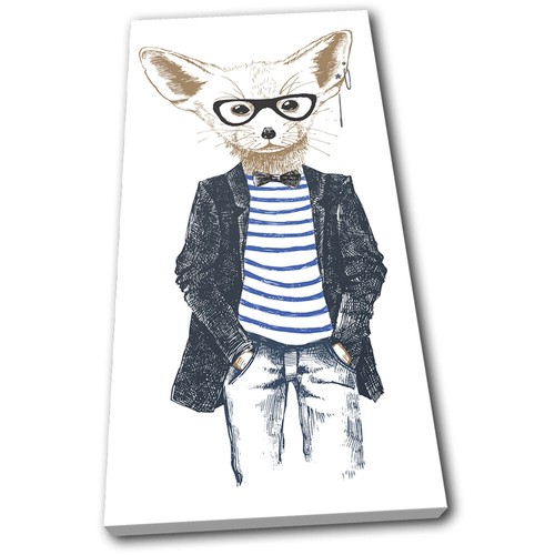 Hipster animals fennec fox - hipster,
