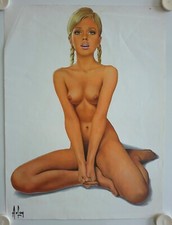 Affiche alain aslan pin up - alain, pin-up