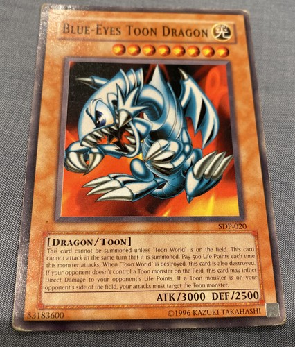 Blue eyes toon dragon - toon,