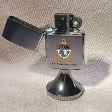 Rare Zippo  La dunkerquoise Avec support Briquet à essence Lighter
