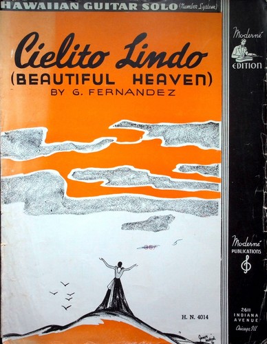 Sheet music cielito lindo - music::cielito,