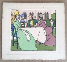 Gravure Ancienne Pochoir