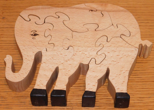 24cm elephant puzzle - 24cm, 3d