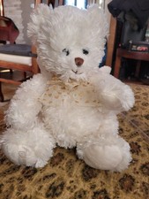 Peluche doudou ours blanc