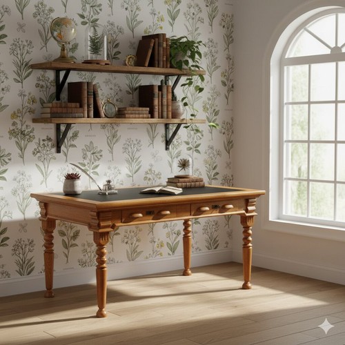 Bureau ancien chêne - bureau, laminé