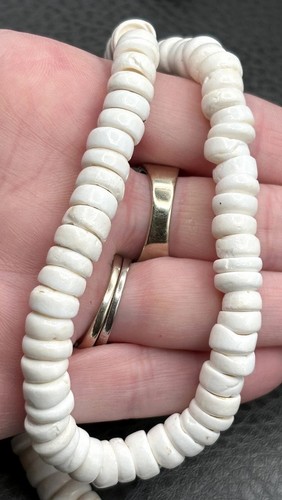 Vintage puka shell - shell, 9mm