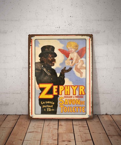 Plaque métal vintage - , zephyr