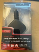 UMA 3-Way USB Home and Car