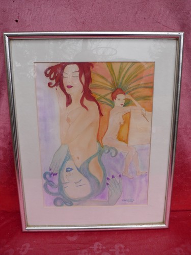 Beau ancien tableau act - beau,,