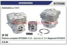 Cylindre Piston Segments HUSQVARNA Tronçonneuse K960 R170366