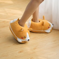 Pantoufles de chien de dessin