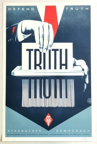 Shepard fairey defend - fairey, truth