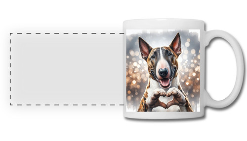 Mug personnalisable chien - chien, bull