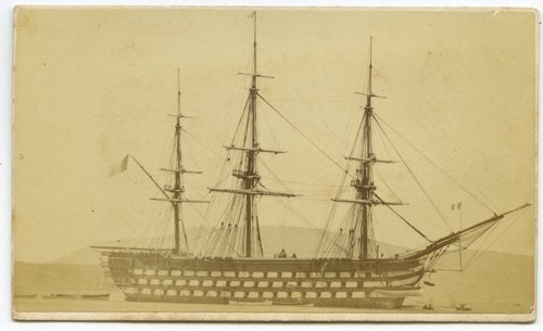 Cdv circa 1870 bateau de - cdv,