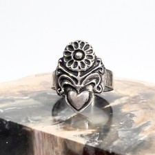 Bague Signée TOULHOAT Fleur