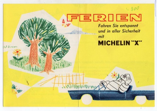 Affiche fascicule michelin - /,