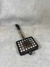 SEFAMA Cast Iron Chest and Waffle Maker with Plastic Handles