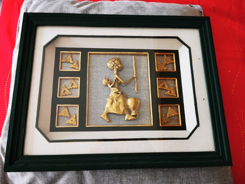 Tableau bronze africain - tableau, de