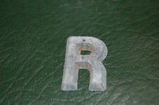 Ancienne - petite Lettre Enseigne En plomb - Mobilier Industriel : R - 2,5 cm -