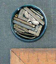 Lot de fers à dorer plaque