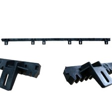 Crémaillère pour portail coulissant 1Mt M4 en nylon avec l'âme en acier Indem