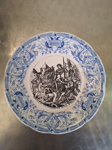 Ancienne assiette parlante - ancienne,