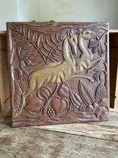 Art déco. Panneau chène