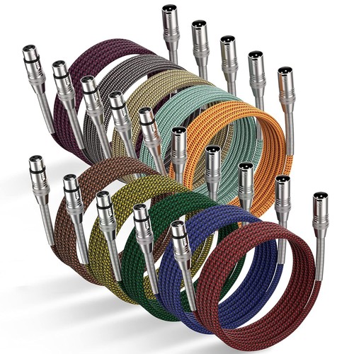 Xlr cable pack braided - cable, 2